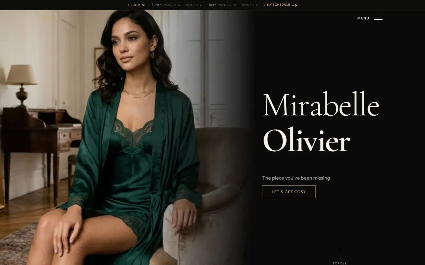 BlushTheme Opulence — escort website theme preview